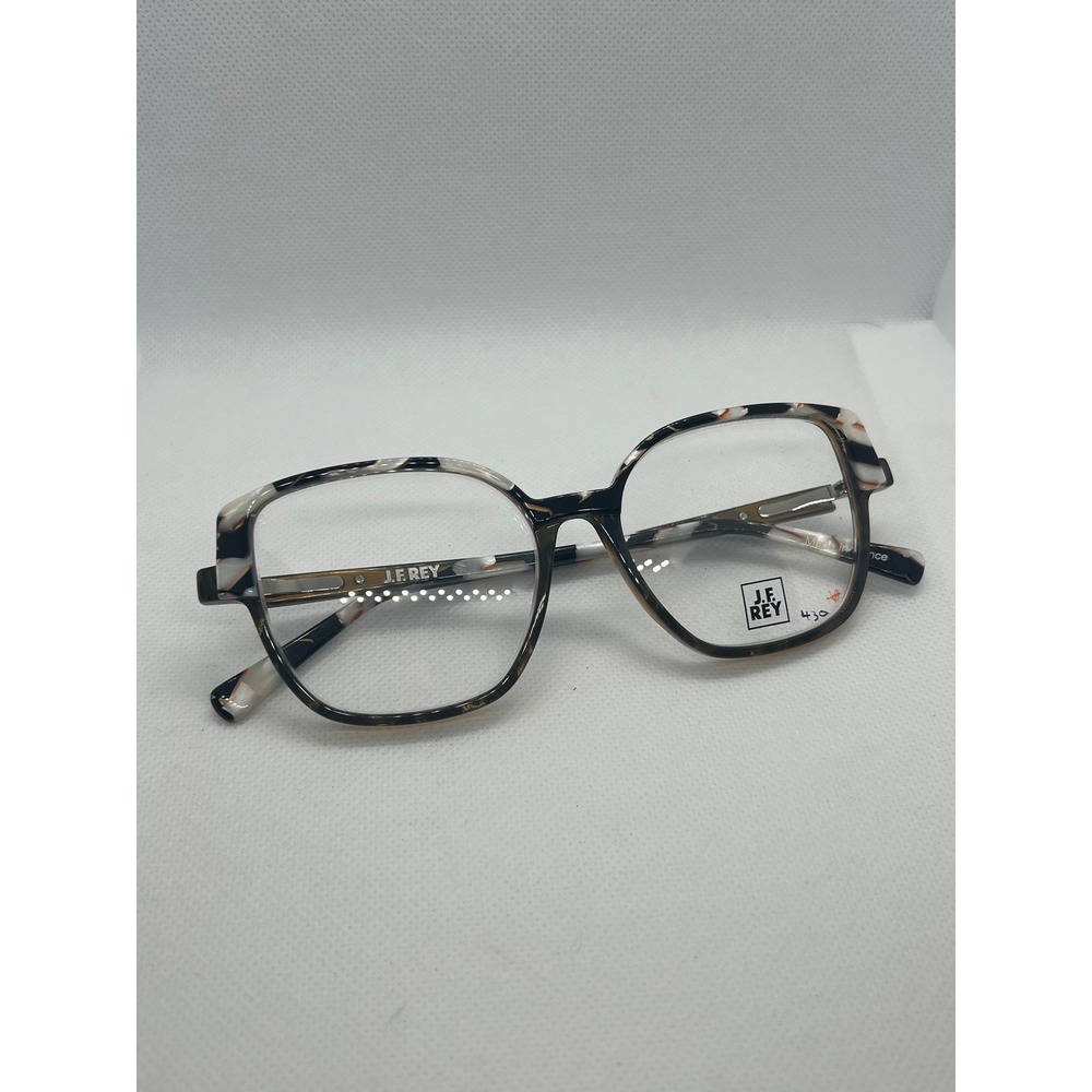 J.F. REY Designer Eyeglasses‎ Frames Black Cream Pattern Fashion Glasses